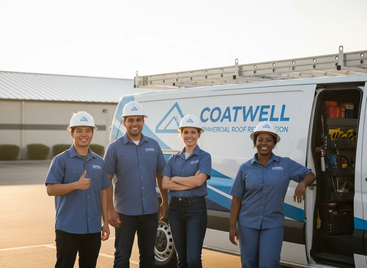 Commercial roof coating company in Mendota, MN