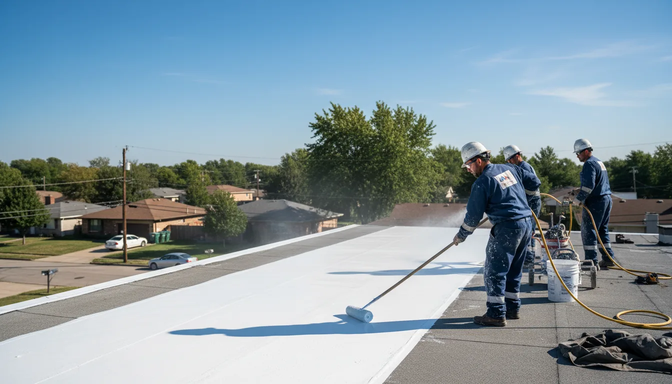Commercial roof coating in Mendota, MN near me
